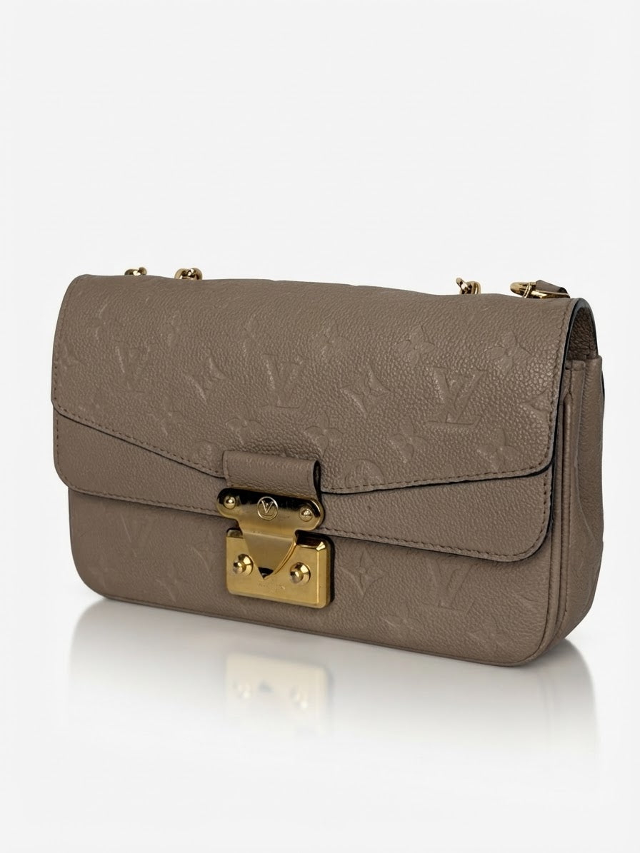 Louis Vuitton Marceau Bag in Beige LV Monogram Empreinte Leather NFC YD-6