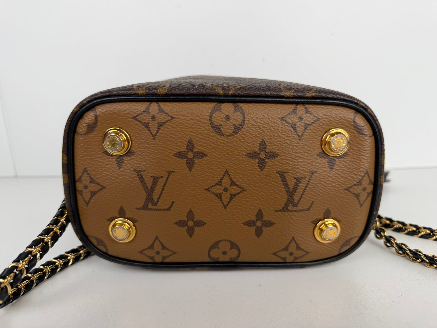 Louis Vuitton Vanity PM Bag in Brown LV Reverse Monogram Coated Canvas 2021 YC-5