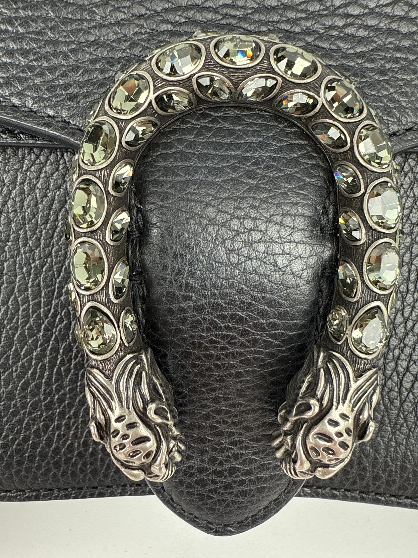 Gucci Dionysus Small Black Leather Shoulder Bag