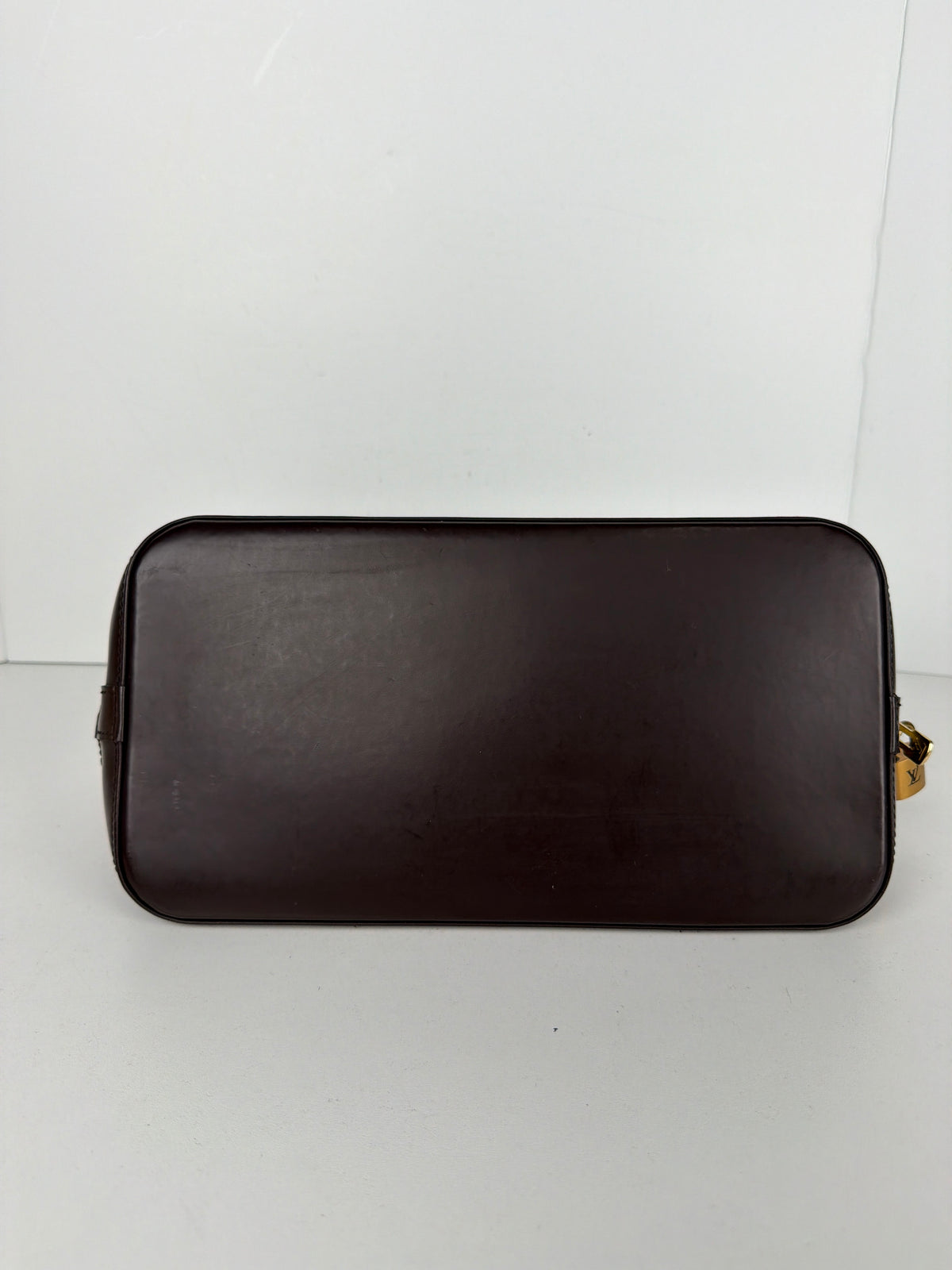 Louis Vuitton Alma PM Damier Ebene Top Handle Bag 2007
