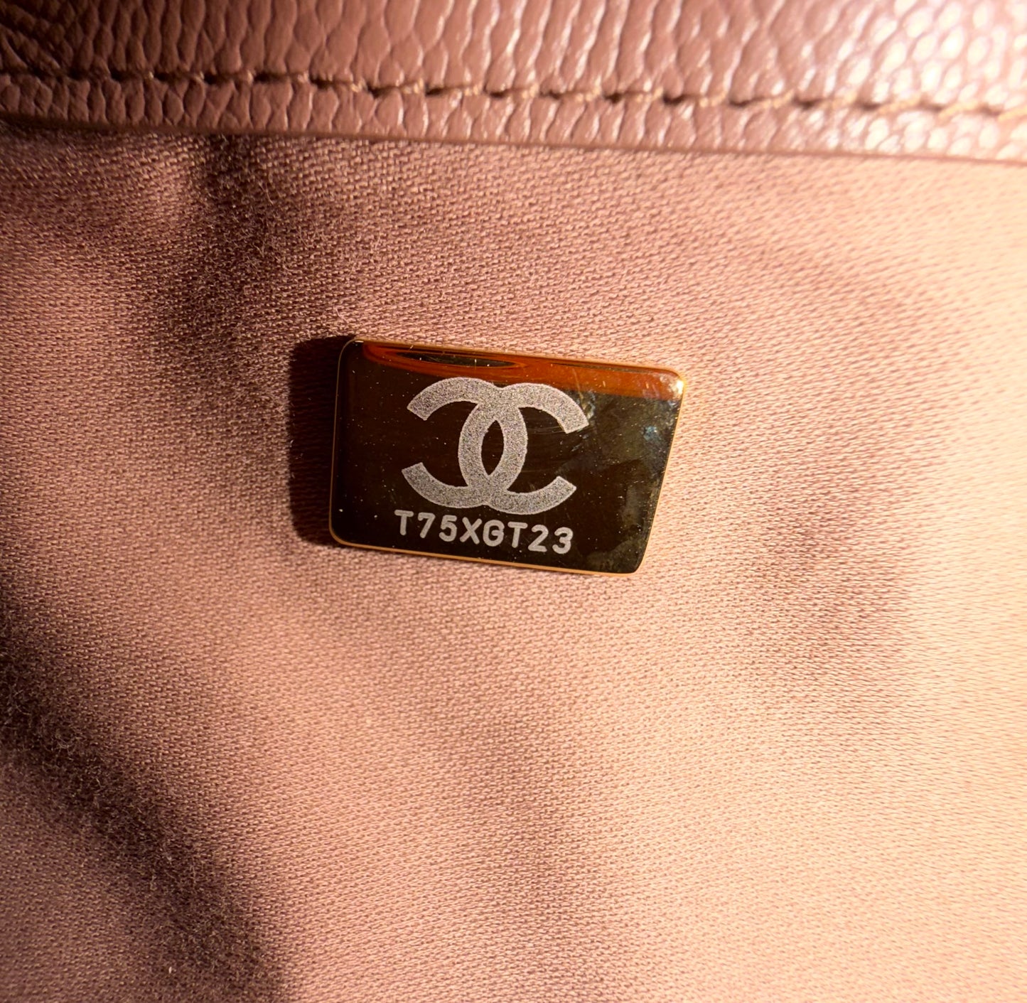 Chanel 25 Medium Hobo Bag Brown Caviar Leather 2026