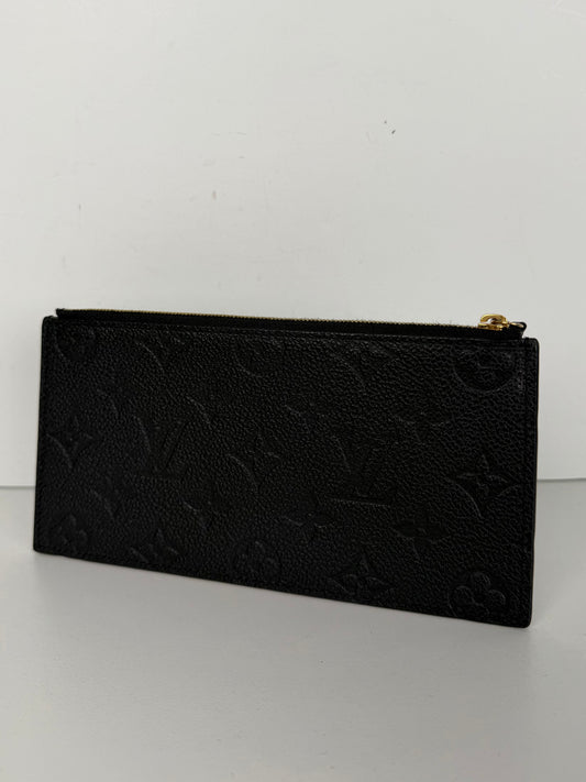 Louis Vuitton Empreinte Felicie Pochette Zipply Pouch in Black K1