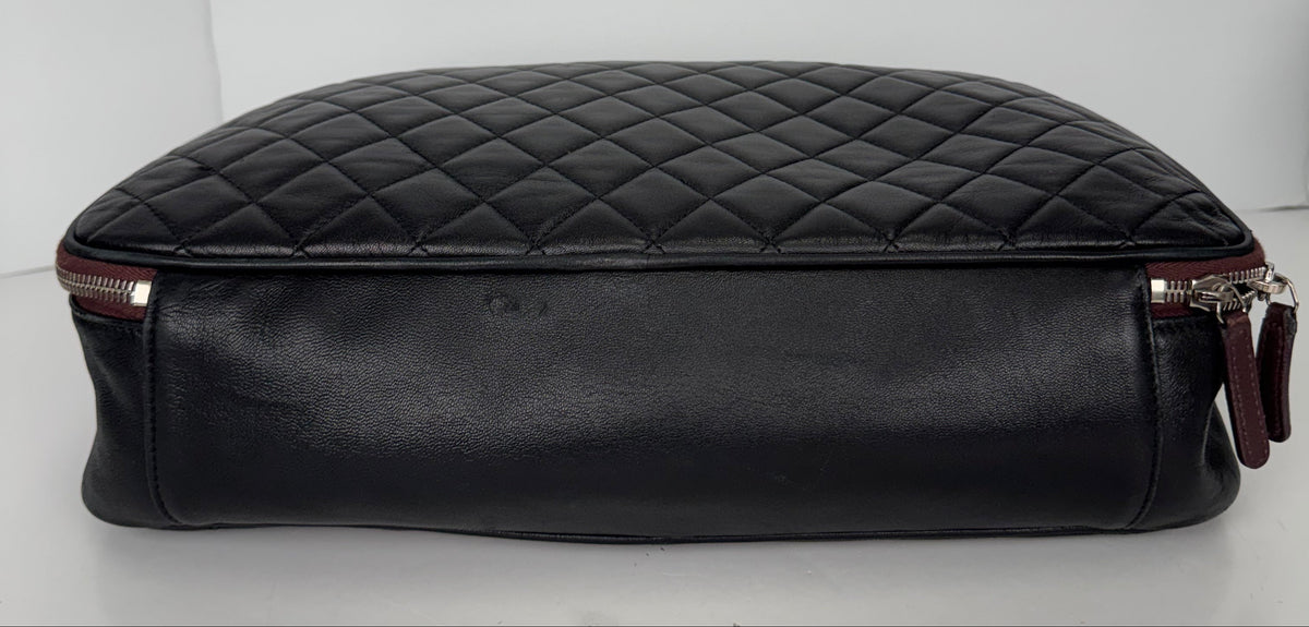 Chanel Cube Bag in Black Quilted Lambskin Leather 2012 YS10