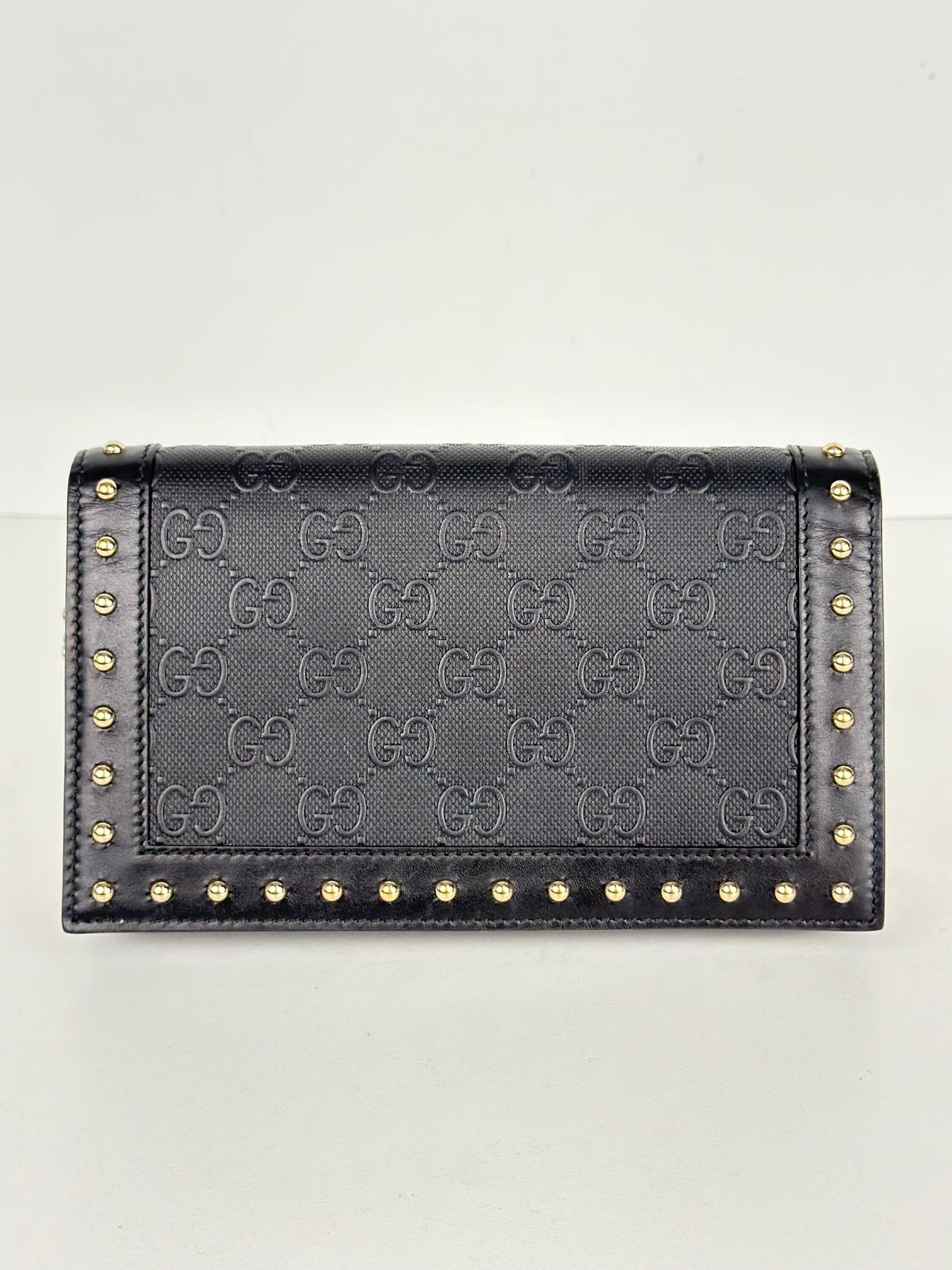 Gucci Crossbody Bag in Black GG Supreme Coated Canvas Y-E6