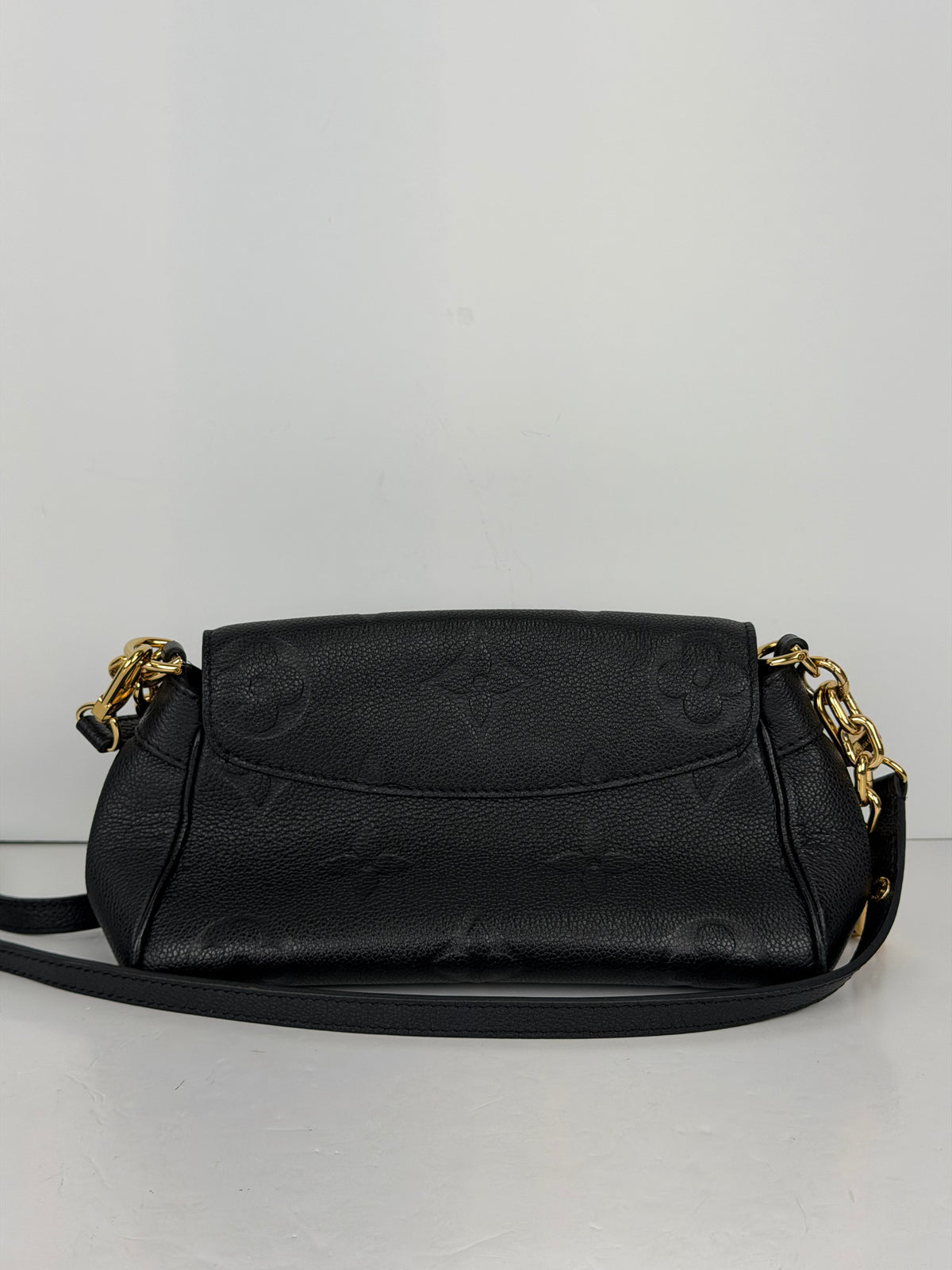 Louis Vuitton Favorite Crossbody Bag in Black Giant Monogram Empreinte Leather NFC YC2