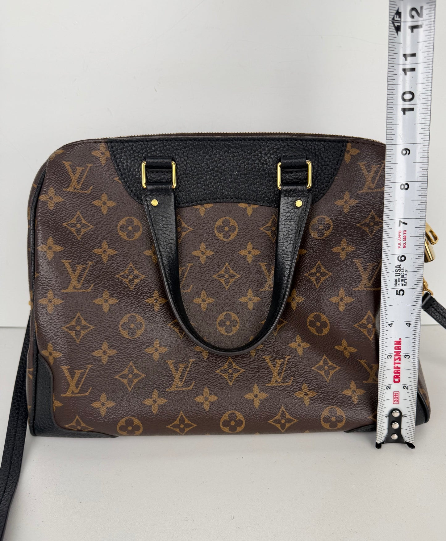 Louis Vuitton Retiro NM Handbag in Brown LV Monogram Coated Canvas 2015 YR-1