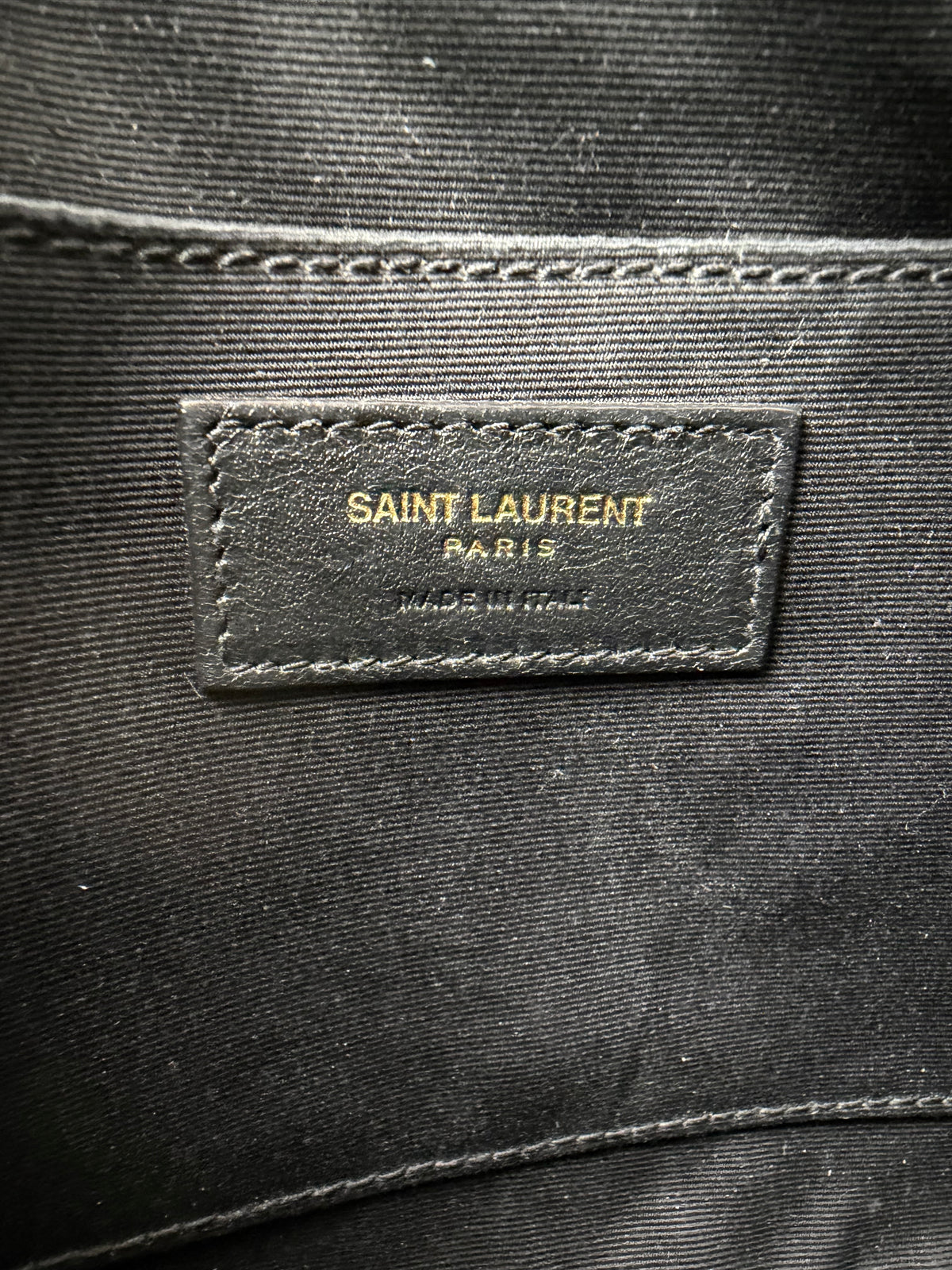 Saint Laurent Lou Camera Bag in Black Quilted Leather with Tassel YS22