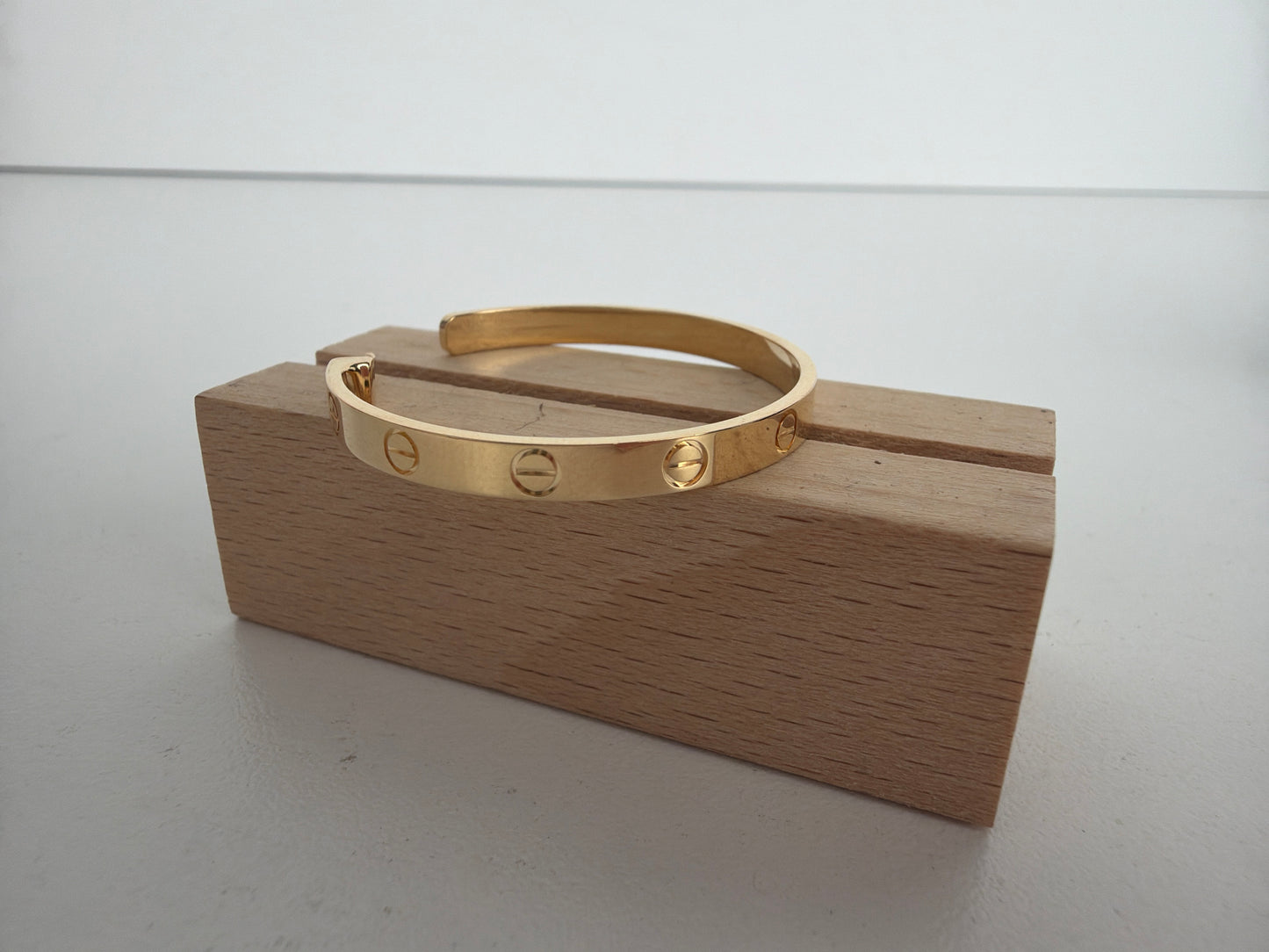 Cartier Love Large Size Hoop Earrings 18K Yellow Gold