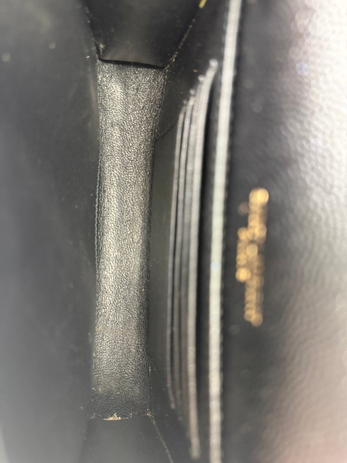 Saint Laurent Kate Belt Bag in Black Grain De Poudre Leather YS12