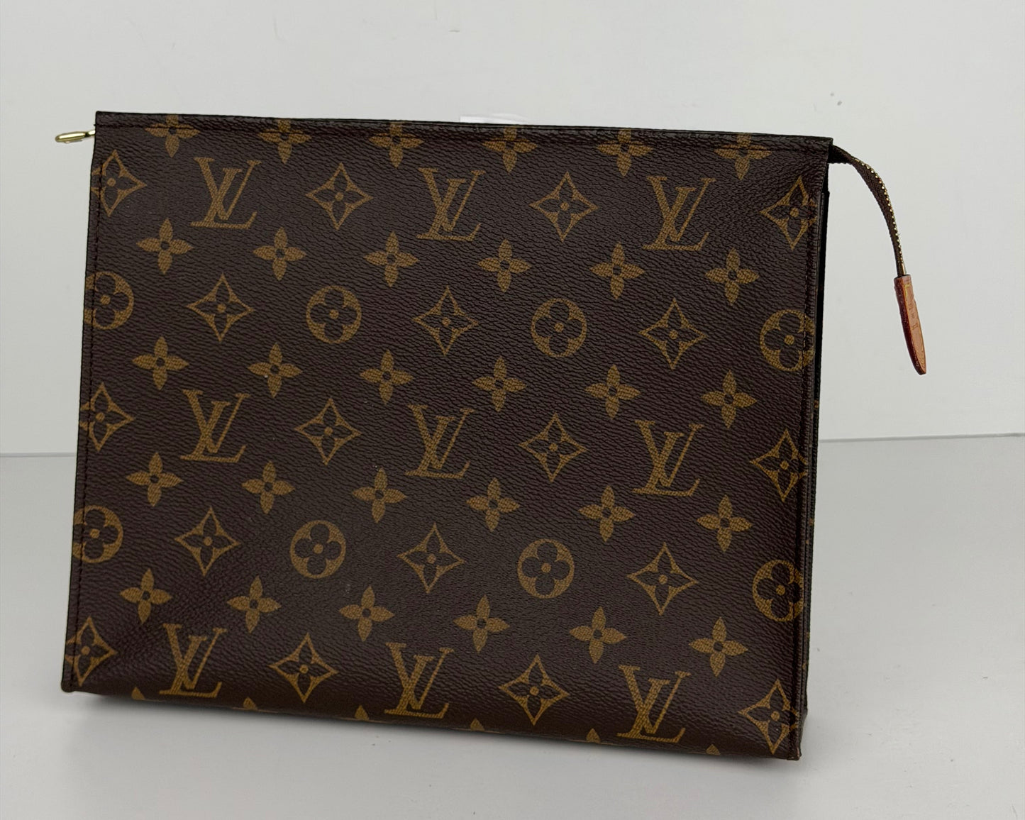 Louis Vuitton Poche Toilette Bag GM in Brown Monogram Coated Canvas 2018 YS20