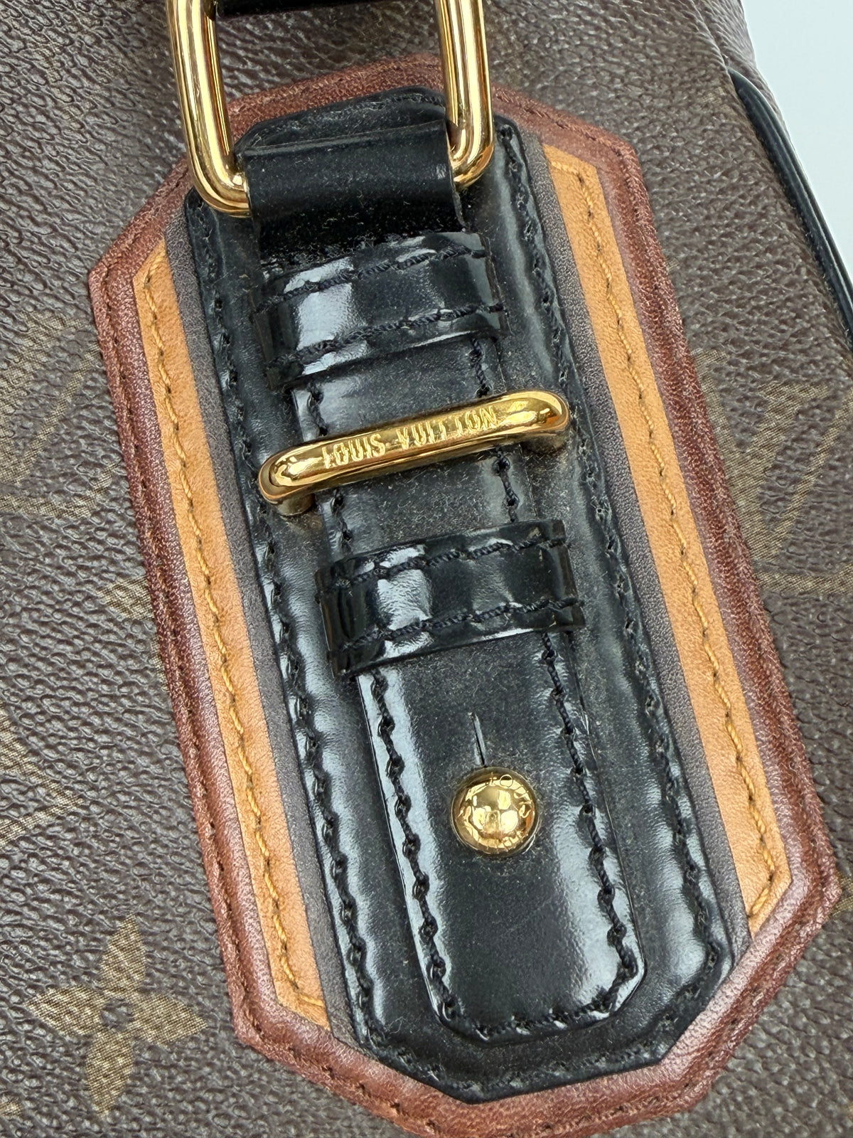 Louis Vuitton Mirage Griet Bag Limited-Edition in Black & Brown LV Monogram Canvas 2007 YS