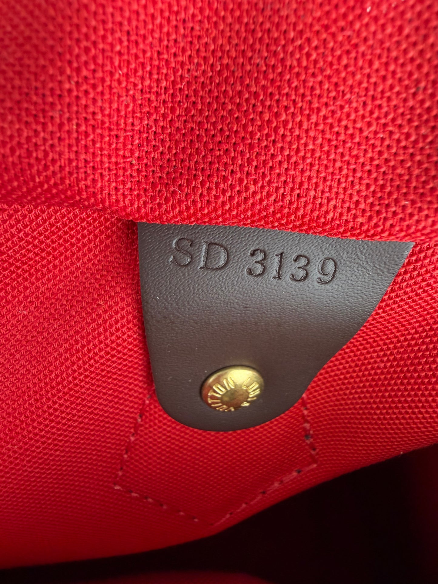 Louis Vuitton Speedy 25 Bag in Damier Ebene Coated Canvas 2019 C-9