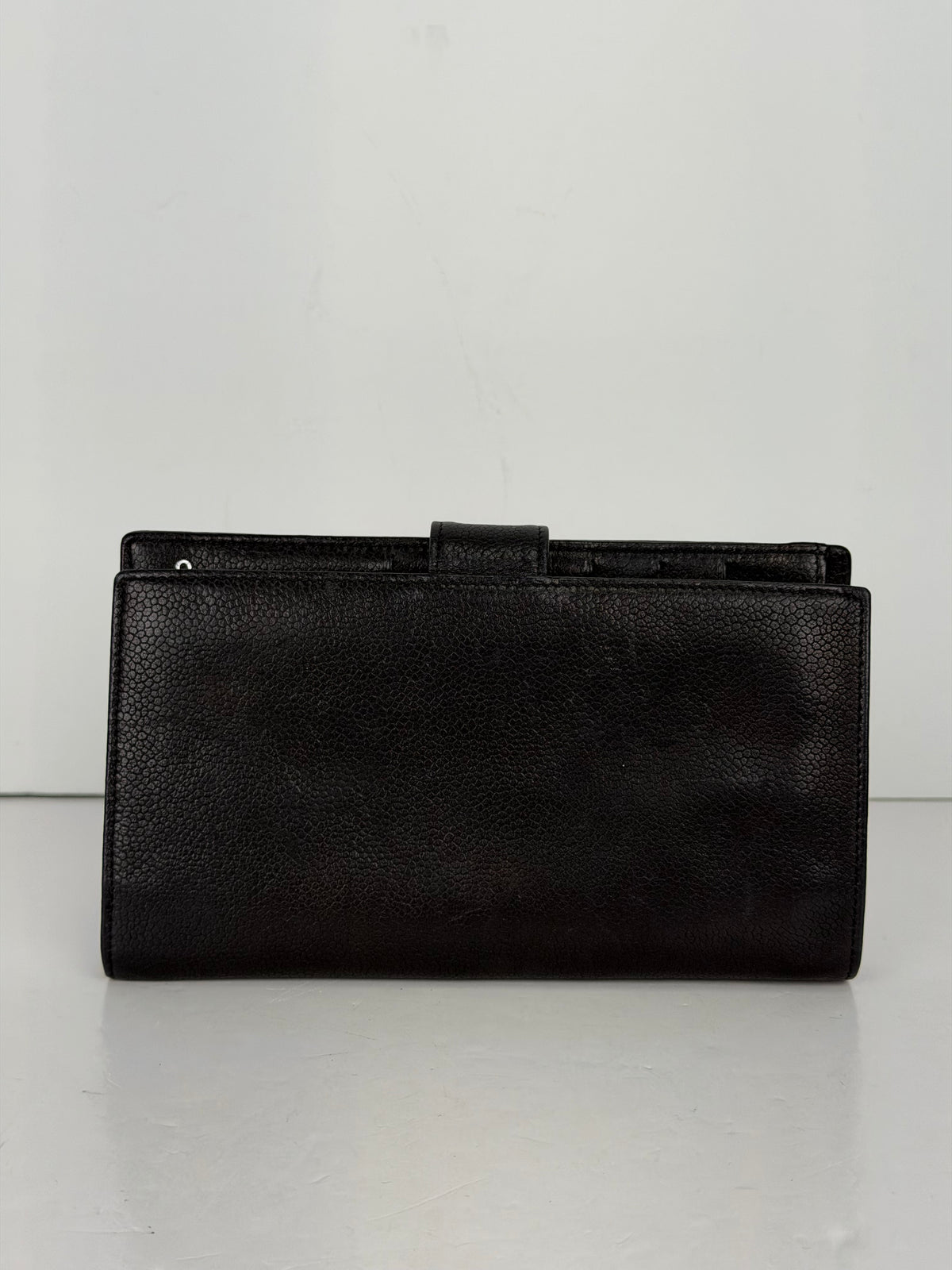 Chanel Timeless CC French Wallet in Black Caviar Leather 2008-2009 YK4