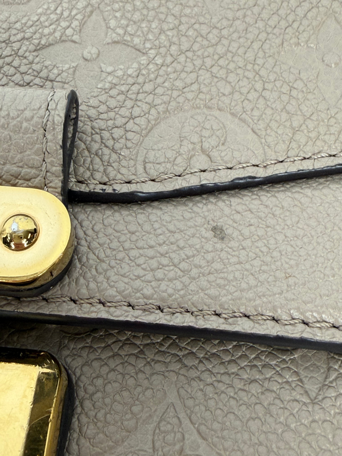 Louis Vuitton Marceau Bag in Beige LV Monogram Empreinte Leather NFC YD-6