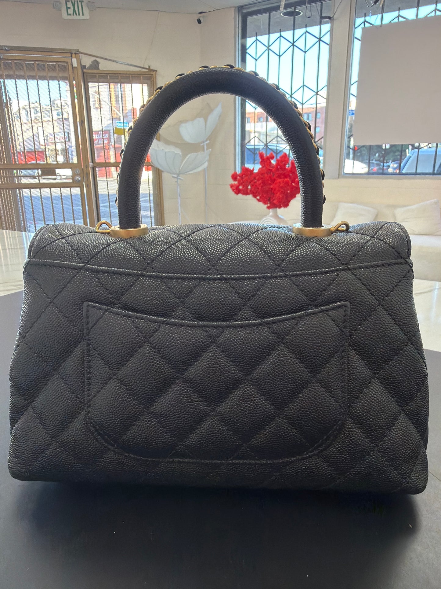 Chanel Coco Chain Top Handle Bag