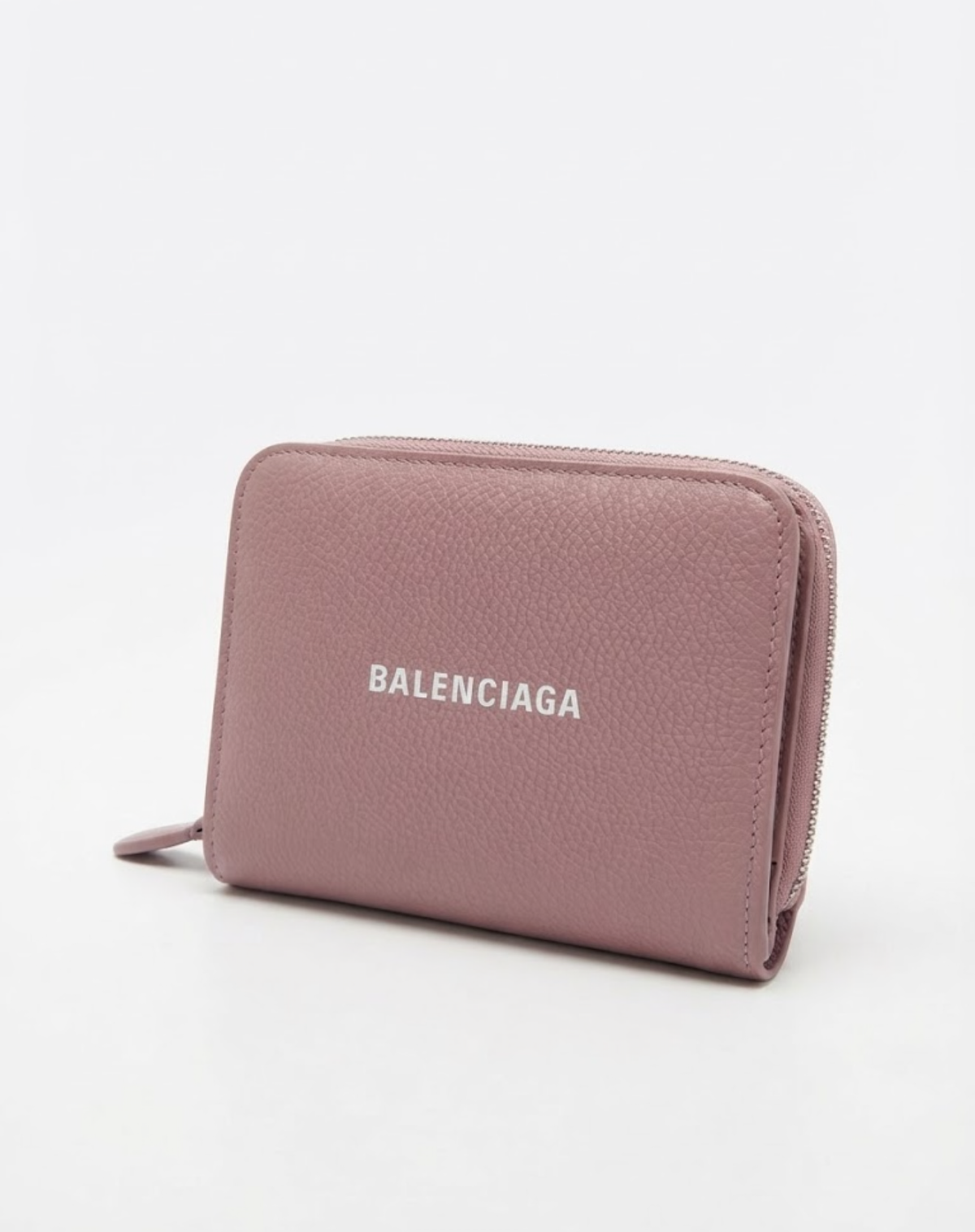 Balenciaga Cash Flap Coin Card Holder in Blush Pink Leather YK2