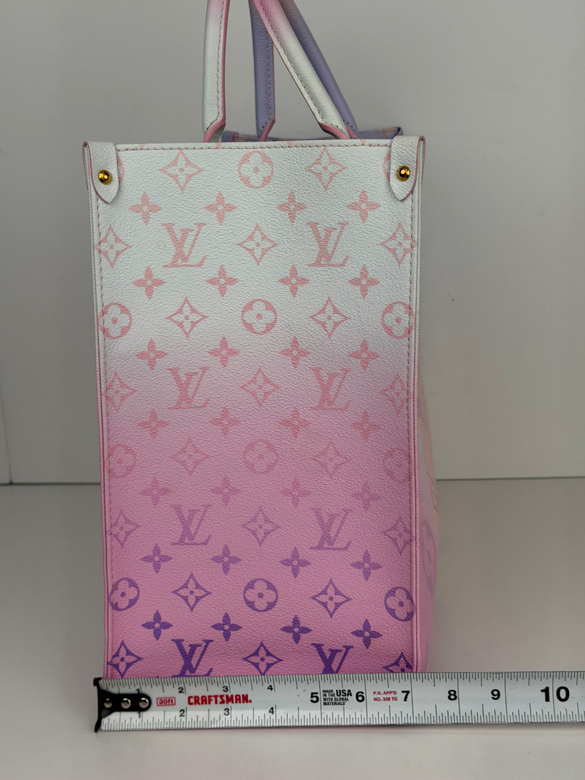 LAYAWAY Louis Vuitton OnTheGo GM Tote from the Spring in the City Sunrise Pastel Ombre Design