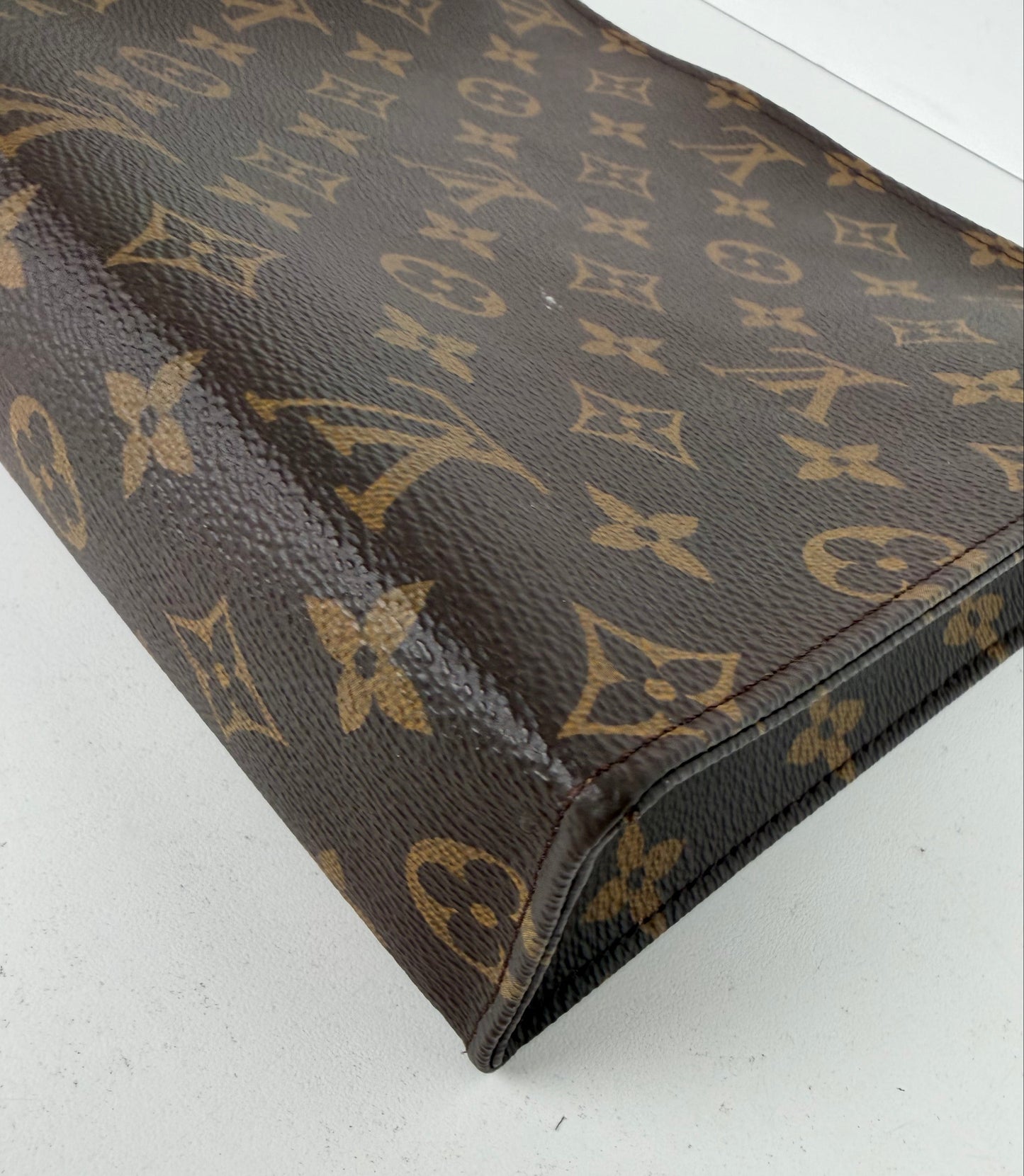 Louis Vuitton Poche Toilette Bag GM in Brown Monogram Coated Canvas 2018 YS20