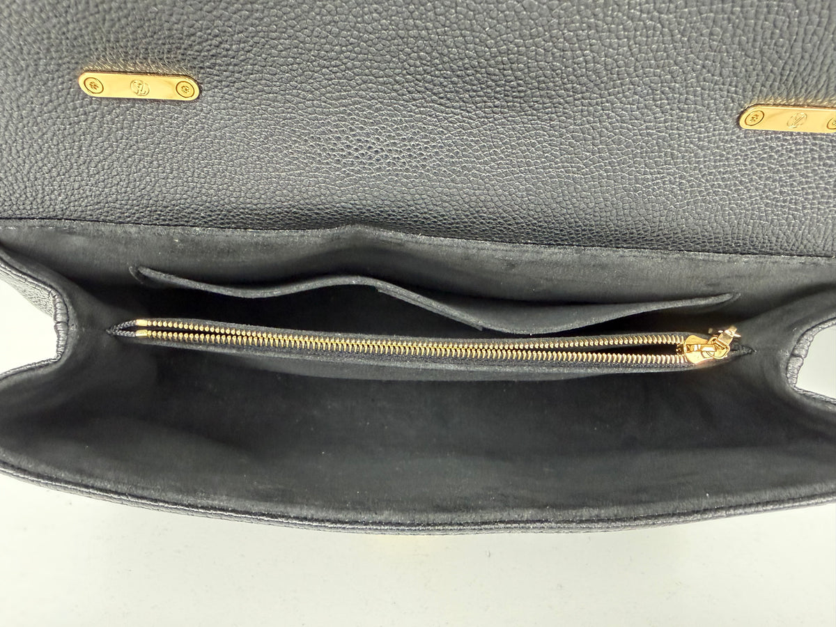Louis Vuitton Madeleine MM Handbag LV Monogram in Black Empreinte Leather NFC YS2