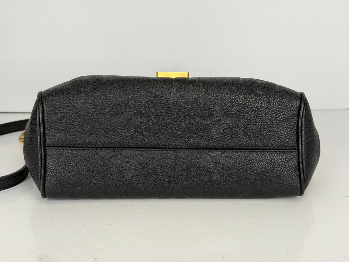 Louis Vuitton Favorite Crossbody Bag in Black Giant Monogram Empreinte Leather NFC YC2
