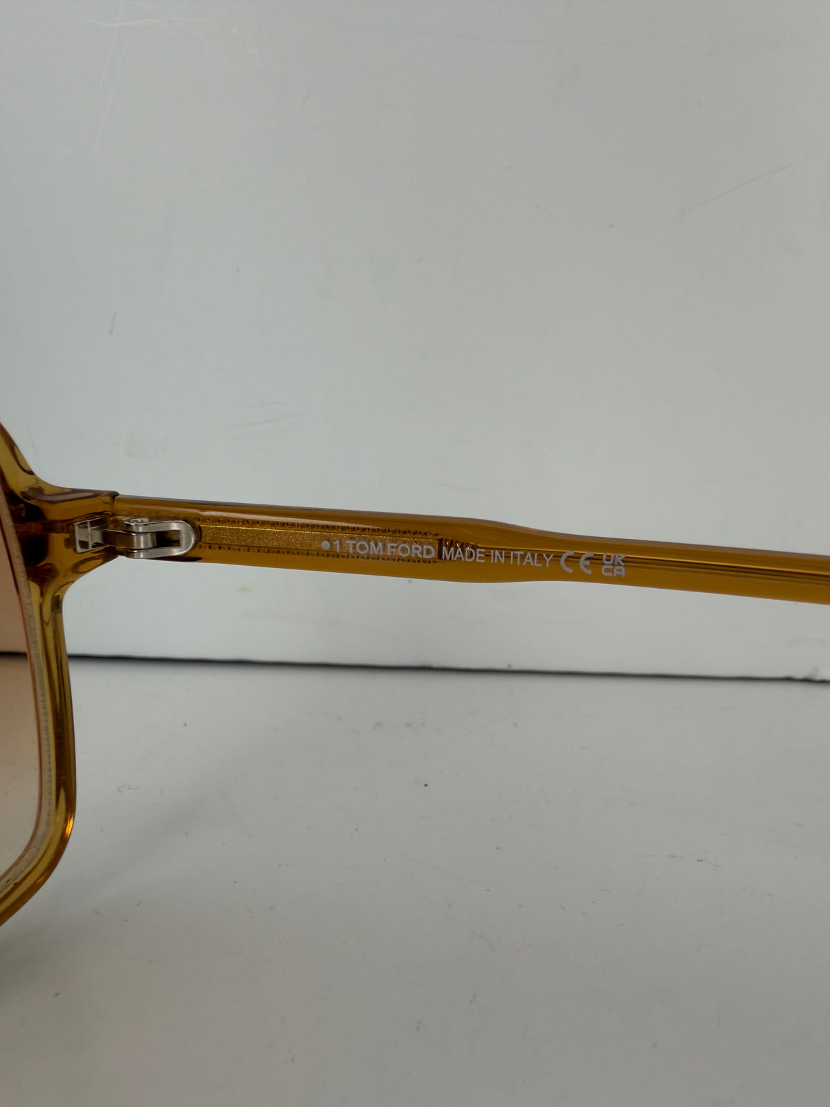 Tom Ford Kemp Navigator Sunglasses Shiny Yellow YK1