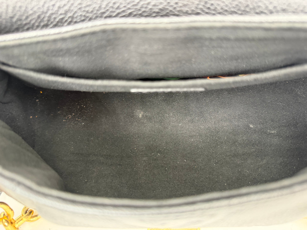 Louis Vuitton Favorite Crossbody Bag in Black Giant Monogram Empreinte Leather NFC YC2