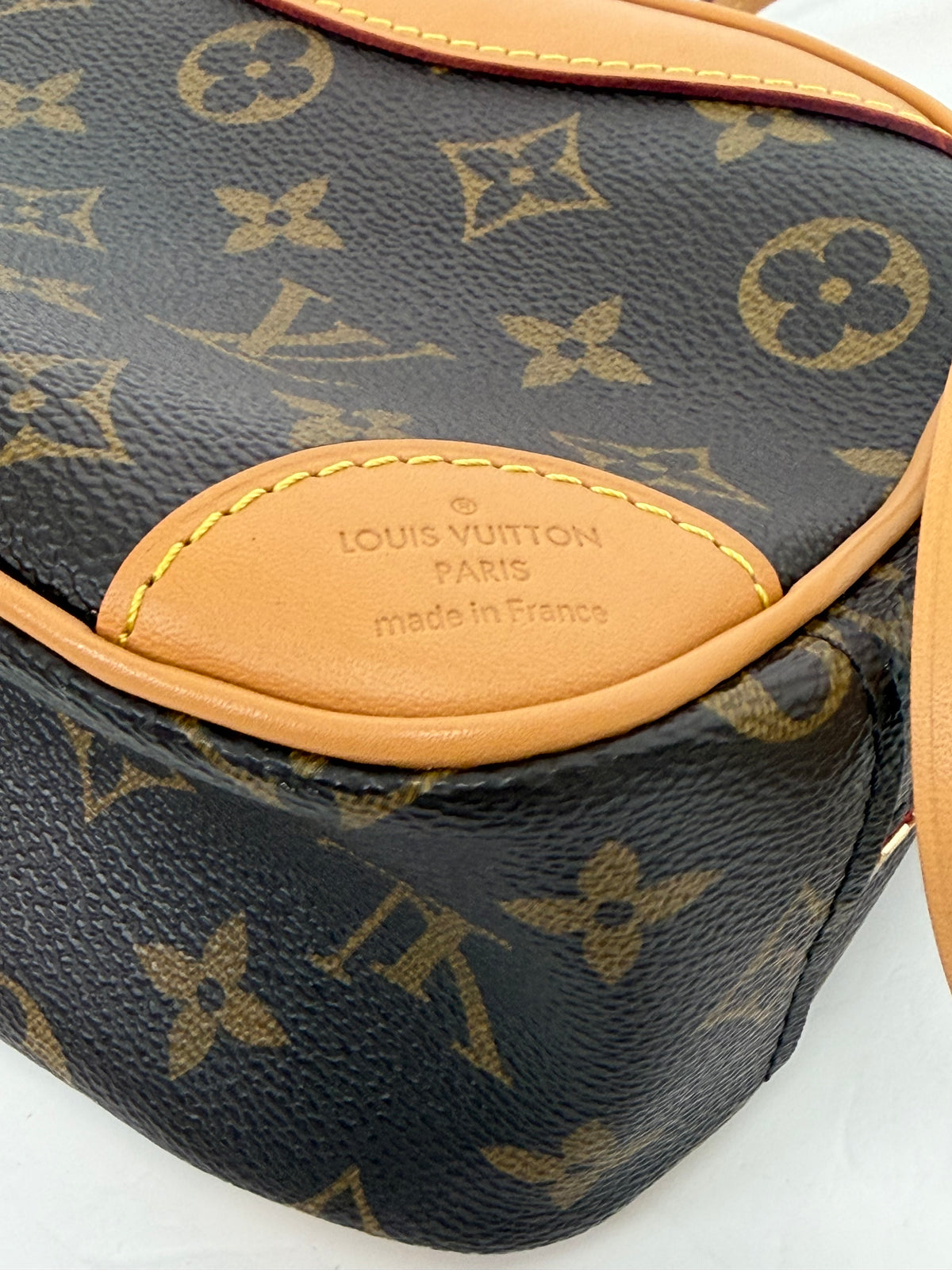 Louis Vuitton Deauville Mini Crossbody Bag in Brown LV Monogram Canvas NFC YC3
