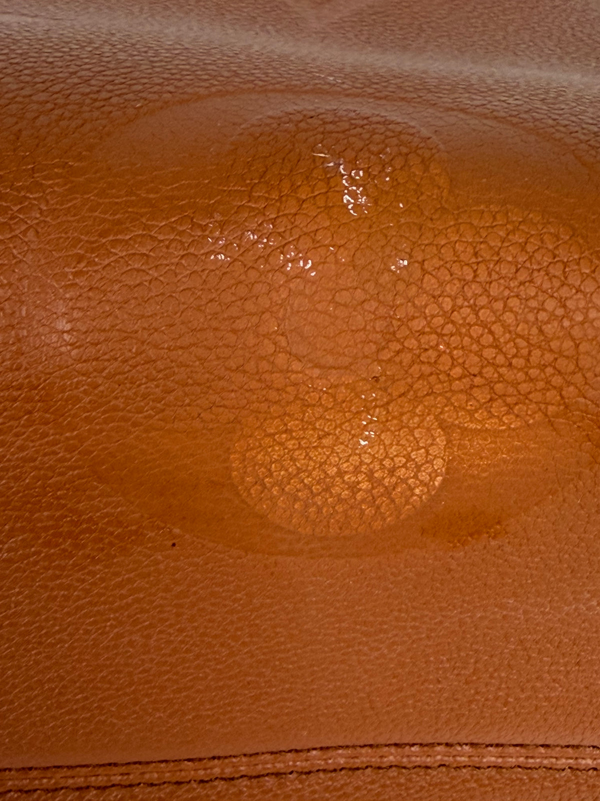 Louis Vuitton Onthego GM Tote Bag in Cognac Giant Monogram Empreinte Leather YC7