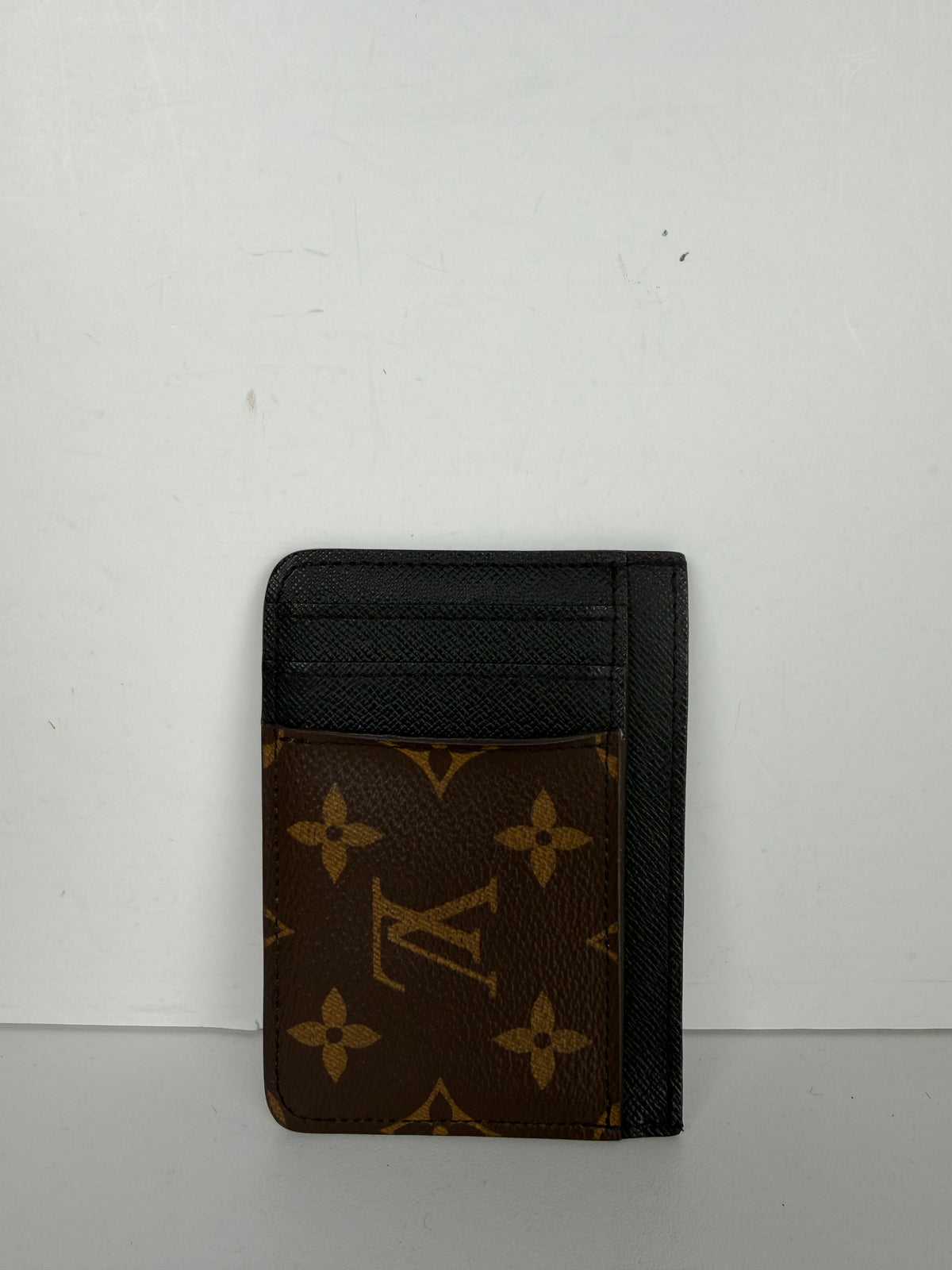 Louis Vuitton Neo Porte Cartes Card Holder in Monogram Macassar Coated Canvas NFC K-3