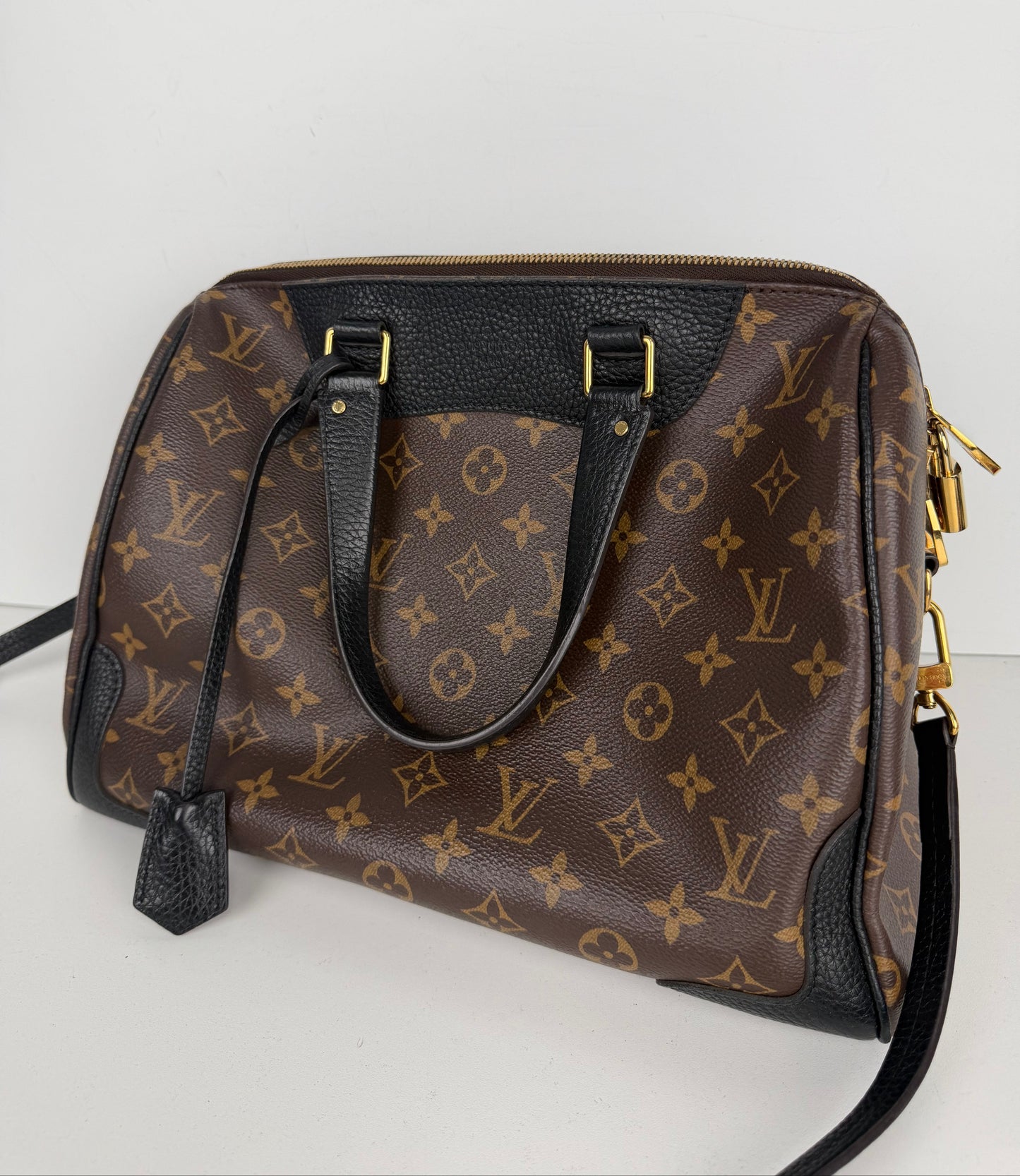 Louis Vuitton Retiro NM Handbag in Brown LV Monogram Coated Canvas 2015 YR-1