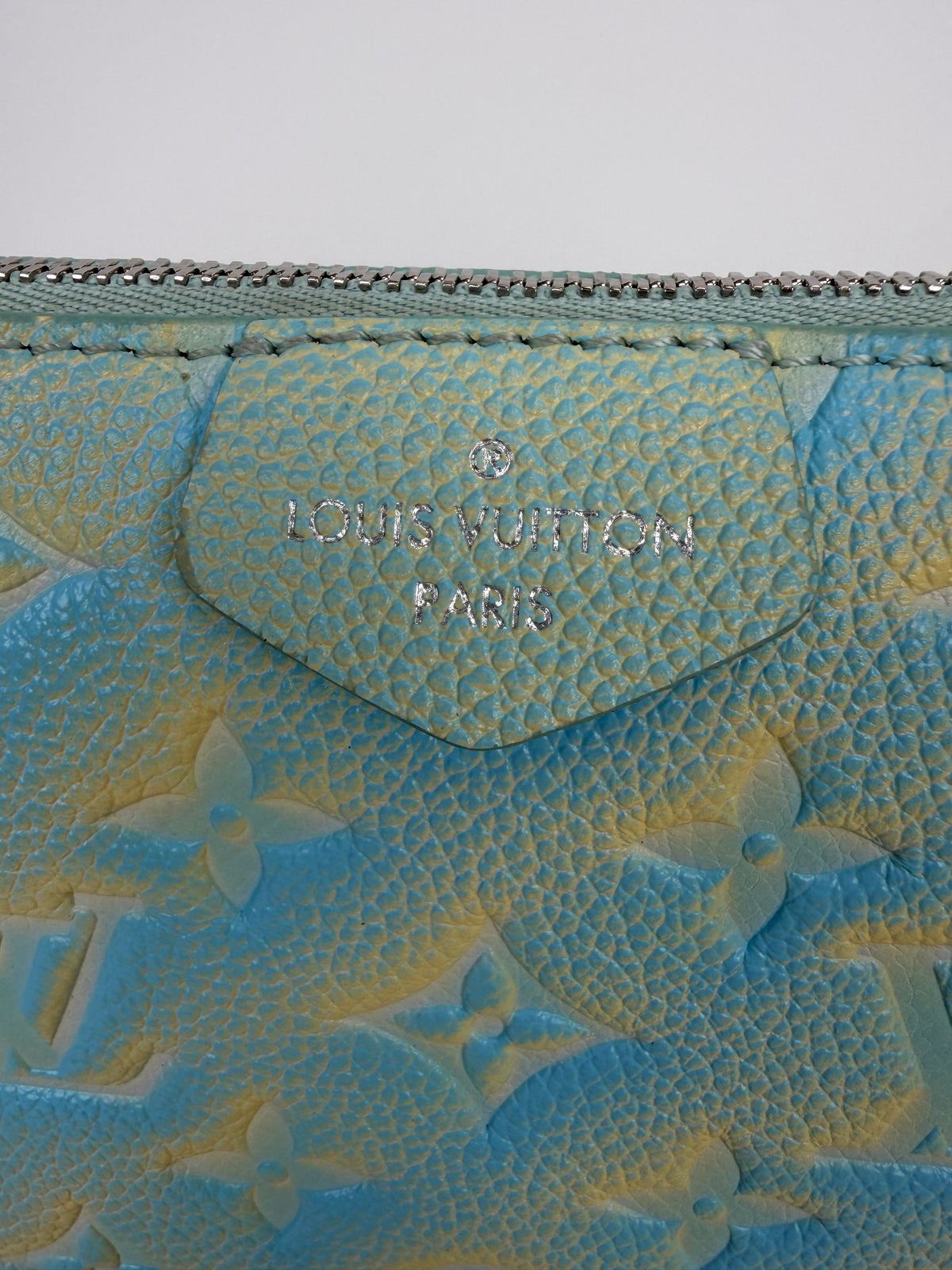 Louis Vuitton Summer Stardust Multi Pochette in Water Green Empreinte Monogram NFC Y