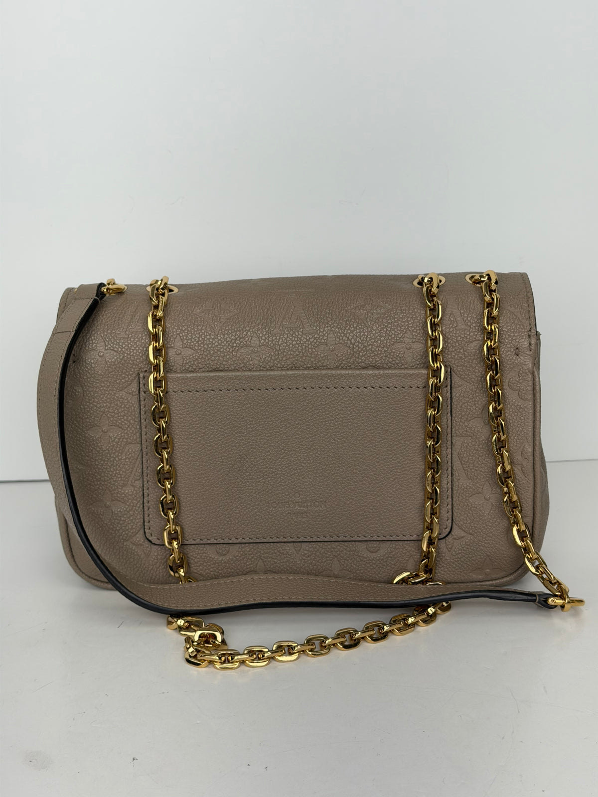 Louis Vuitton Marceau Bag in Beige LV Monogram Empreinte Leather NFC YD-6