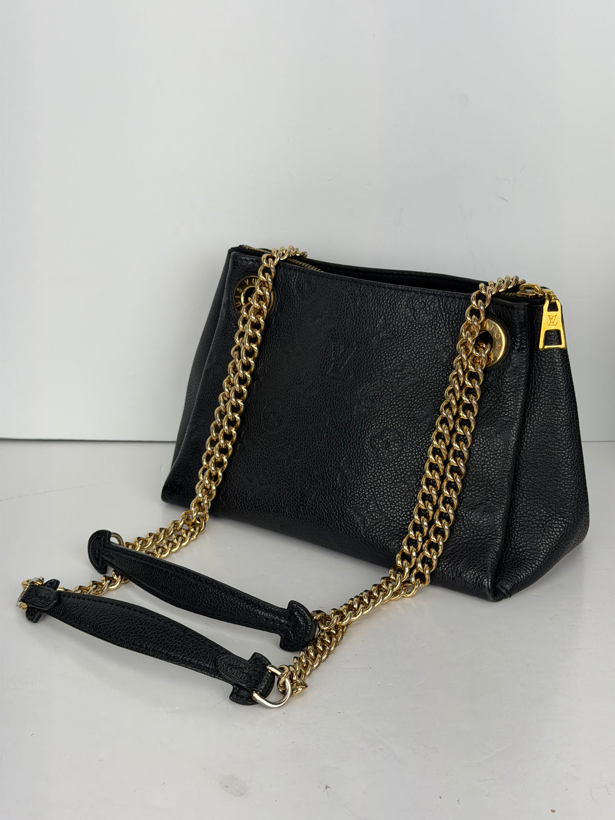Louis Vuitton Surene BB Bag in Black LV Monogram Empreinte Leather NFC YD7