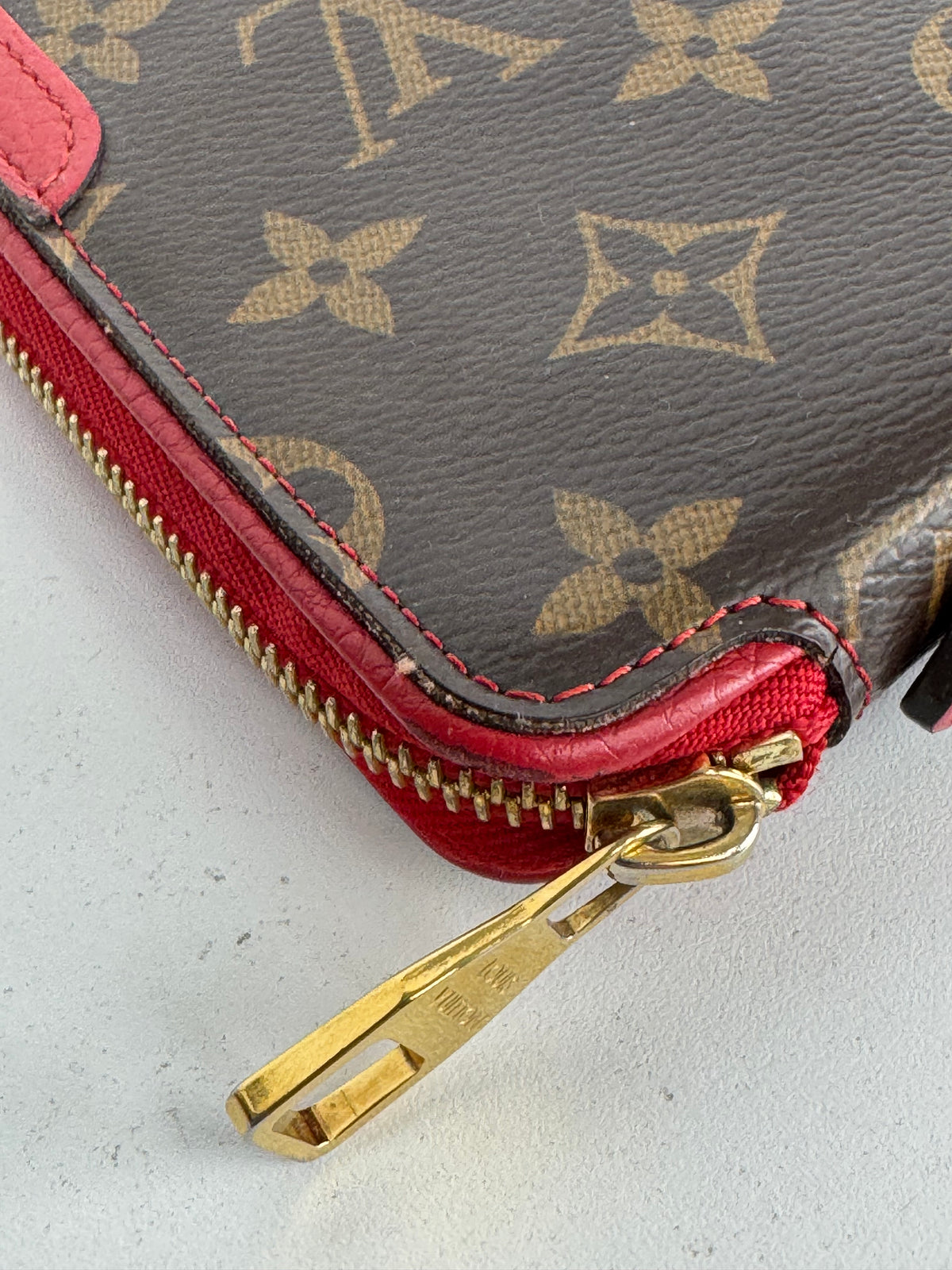 Louis Vuitton Zippy Retiro Wallet in Brown LV Monogram Coated Canvas 2015 YK2
