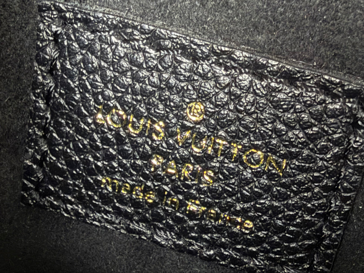 Louis Vuitton Madeleine MM Handbag LV Monogram in Black Empreinte Leather NFC YS2