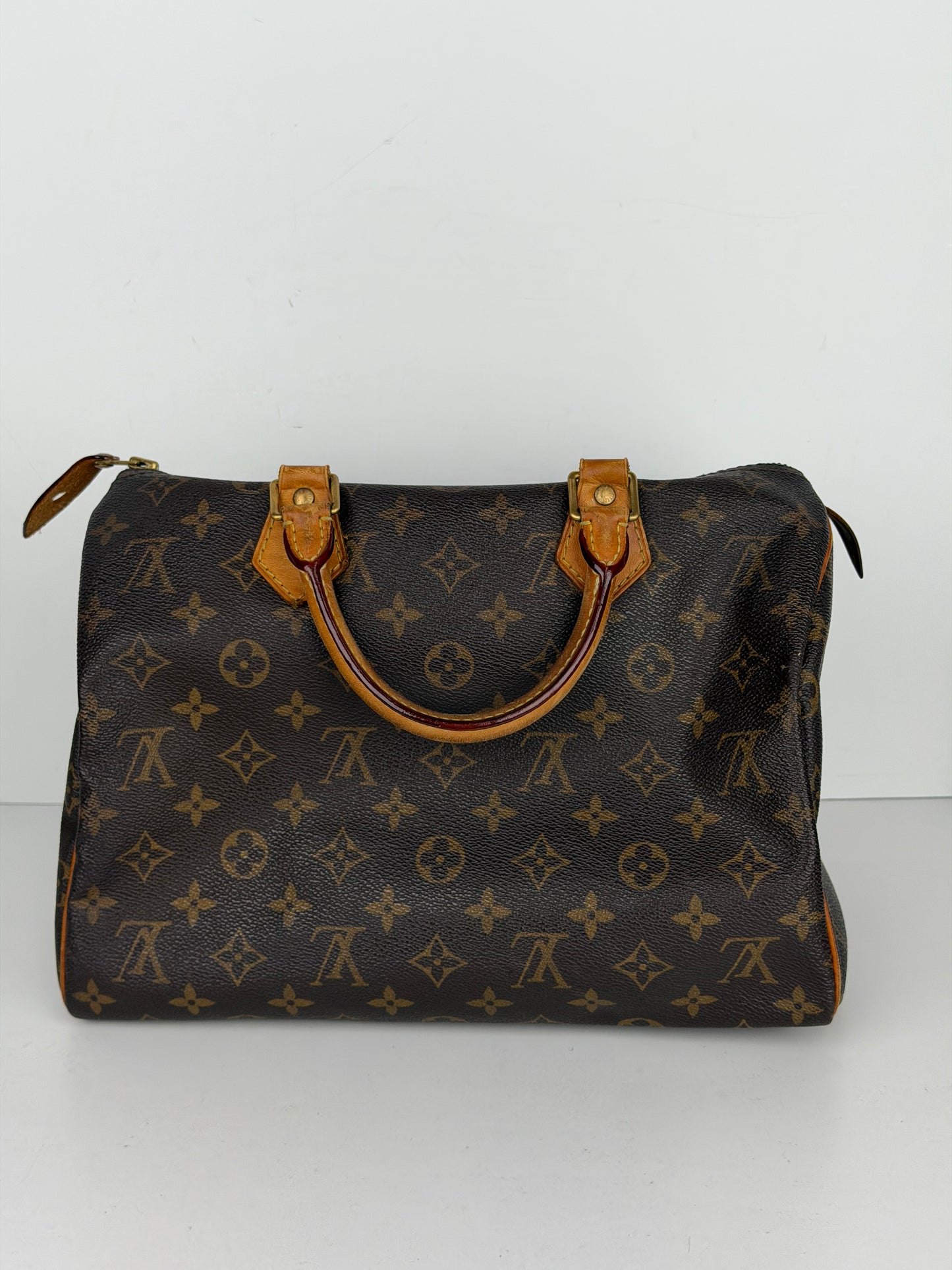 Louis Vuitton Speedy Bag 30 in Brown LV Monogram Coated Canvas 2007 YS