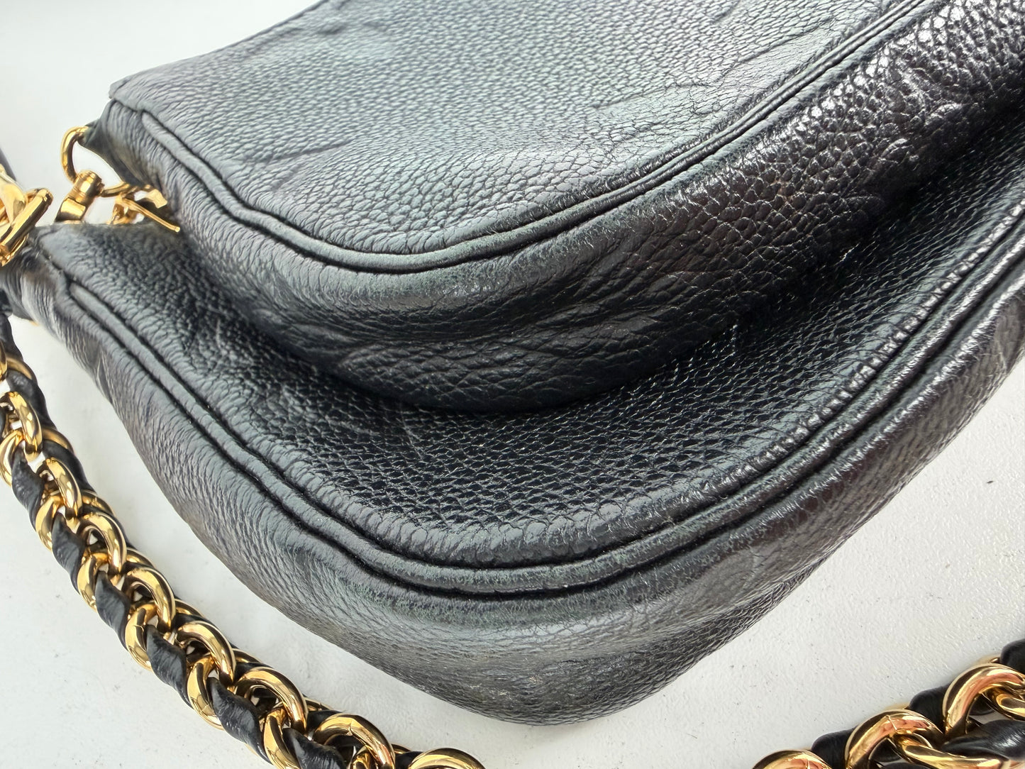 Louis Vuitton Multi Pochette Bag in Black Monogram Empreinte Leather NFC C-9