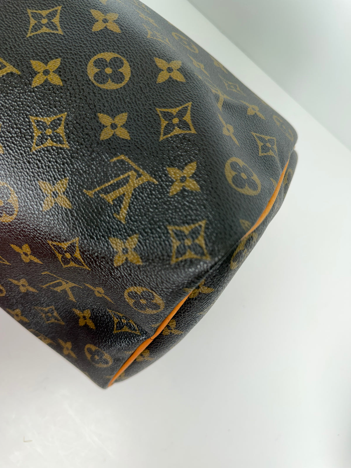Louis Vuitton Speedy 35 Handbag in Brown LV Monogram Caoted Canvas 2011 YS