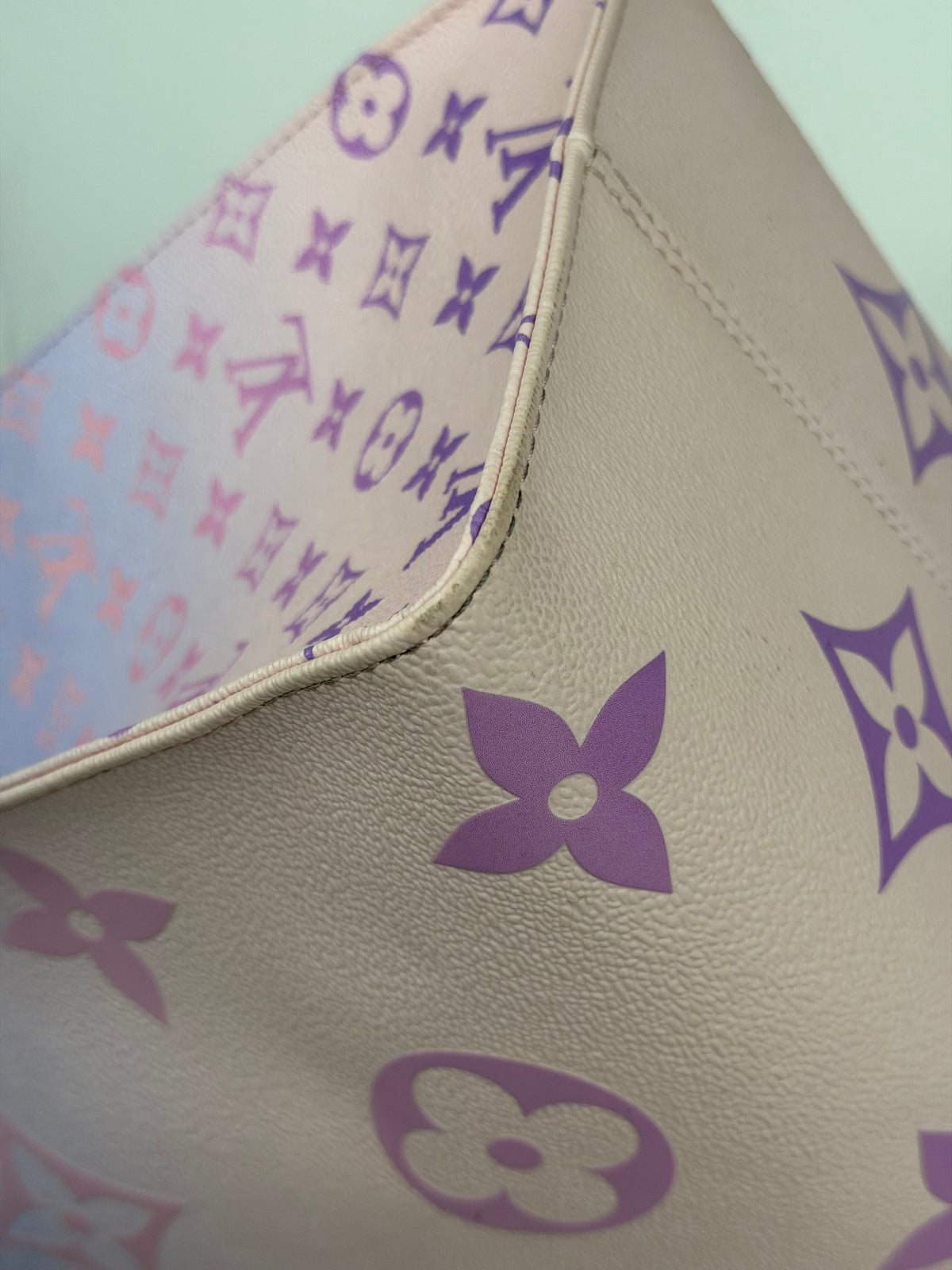 LAYAWAY Louis Vuitton OnTheGo GM Tote from the Spring in the City Sunrise Pastel Ombre Design