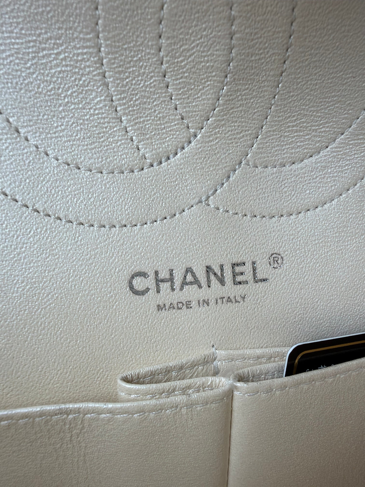 Chanel 2.55 Reissue Double Flap Bag in an Off-White 2018 YF2
