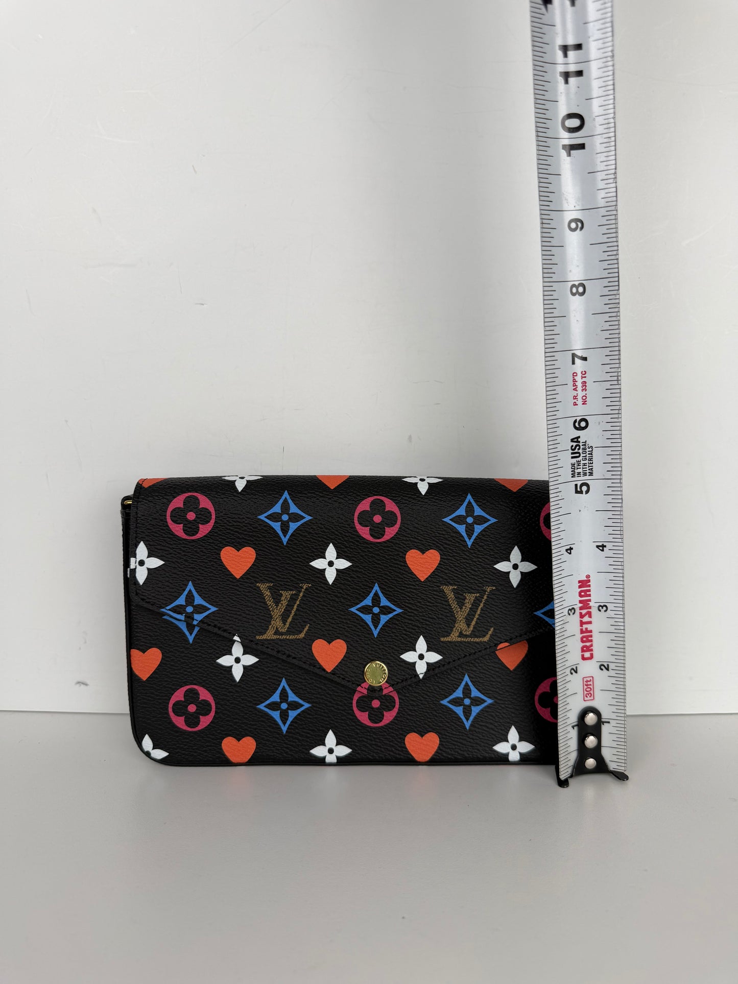 Louis Vuitton Game On Pochette Felicie Crossbody Bag in Black Multicolor Monogram Canvas 2020 YC-5