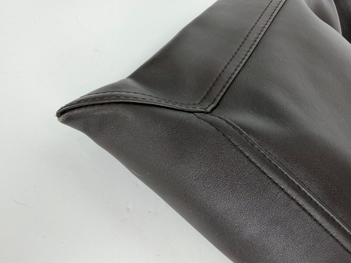 Bottega Veneta Large Hop Bag in Dark Brown Calfskin Leather YF1