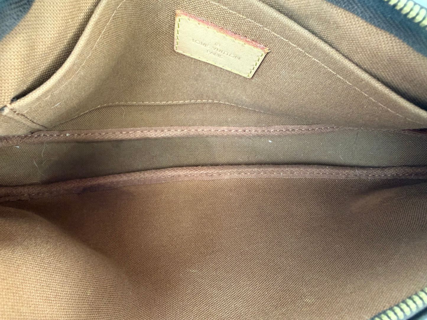 Louis Vuitton Multi Pochette Accessoires Bag in Brown LV Monogram Canvas 2020 YS-09