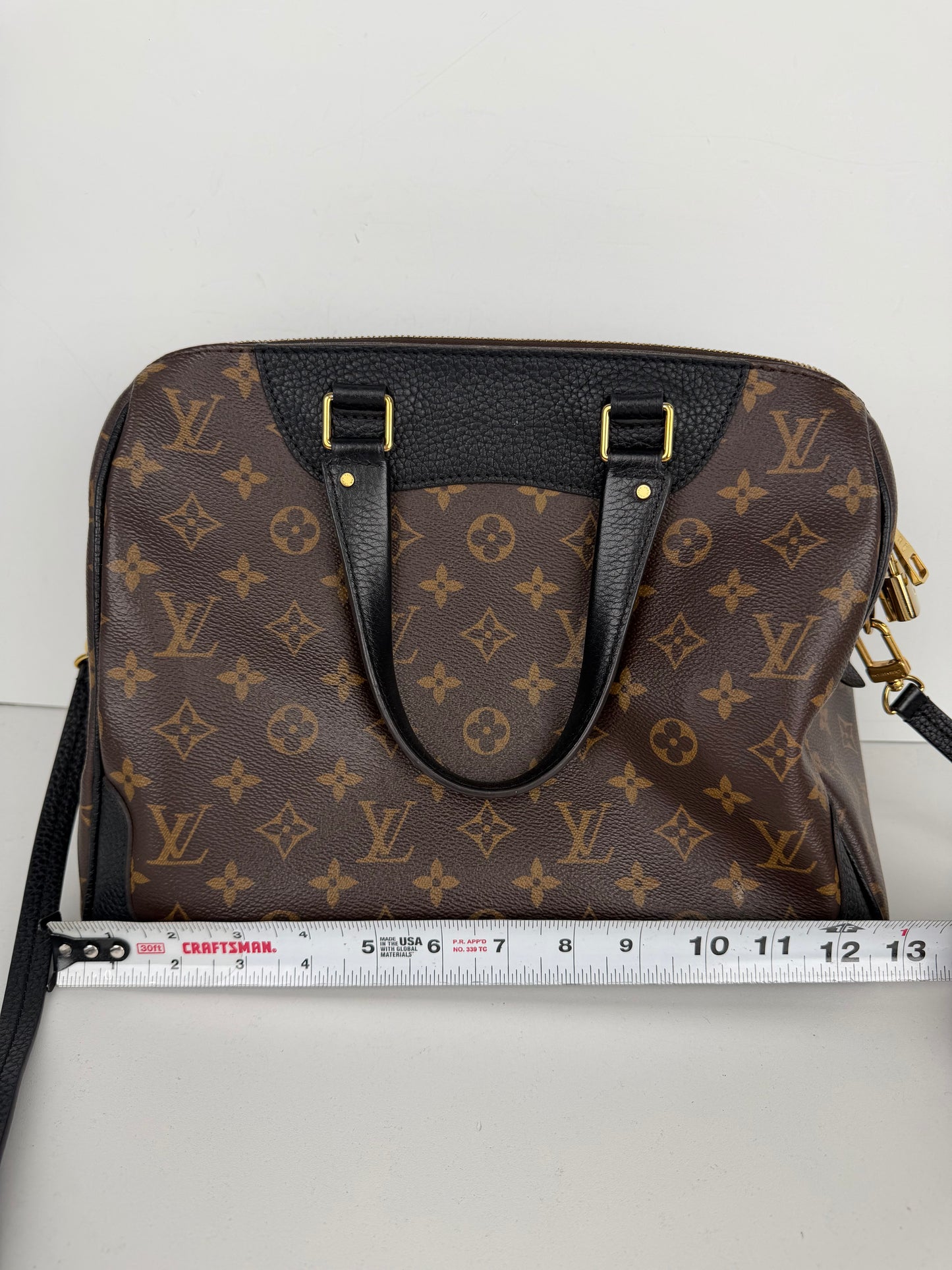 Louis Vuitton Retiro NM Handbag in Brown LV Monogram Coated Canvas 2015 YR-1