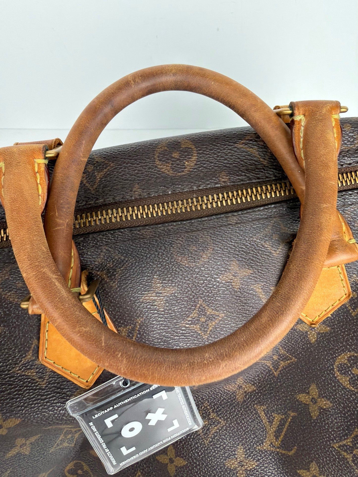 Louis Vuitton Speedy Bag 30 in Brown LV Monogram Coated Canvas 2007 YS