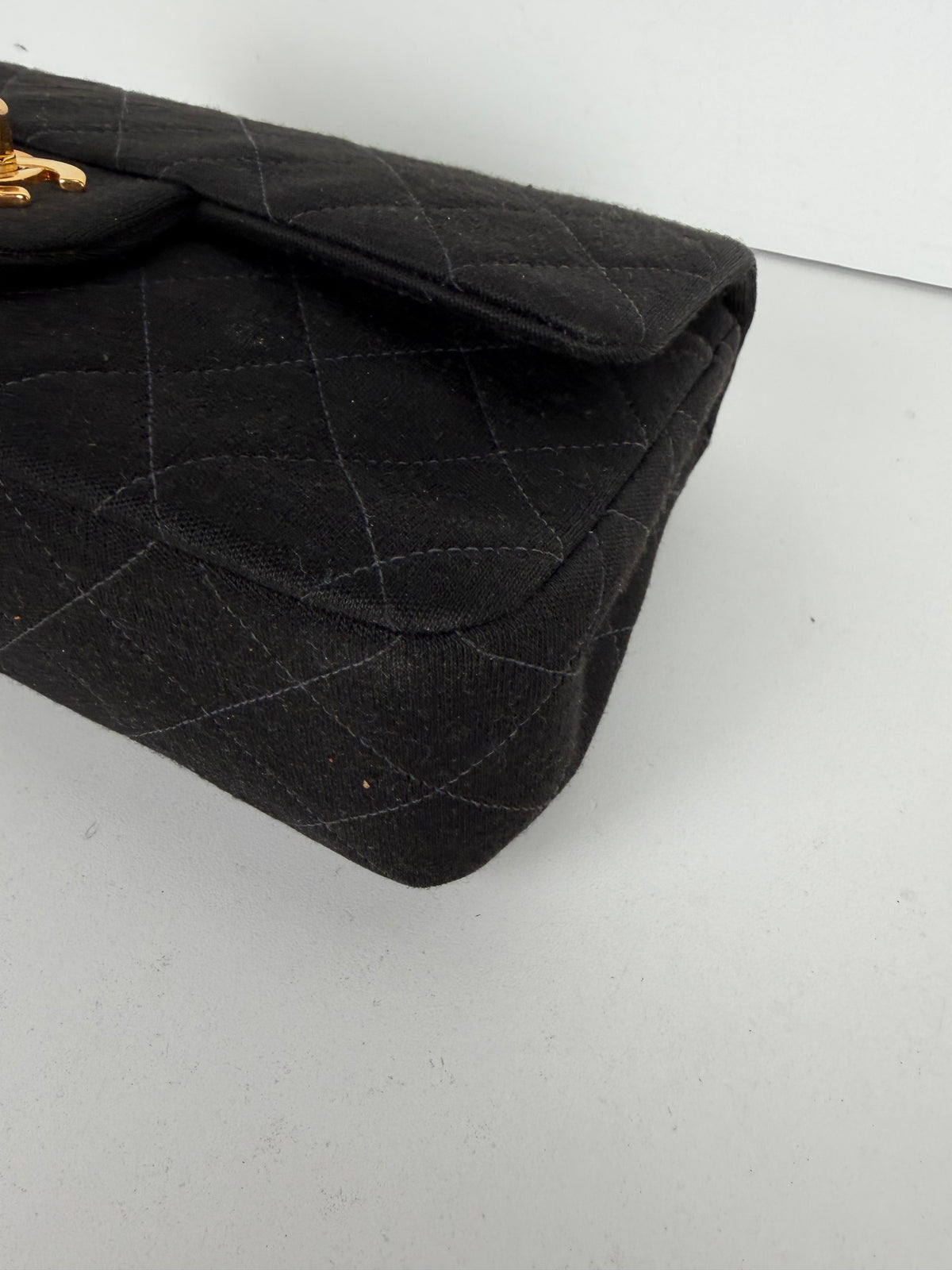 Chanel Small Classic Jersey Double Flap Bag 1996-1997