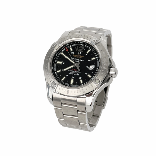 Breitling Colt Automatic 44mm Watch A1738811/BD44 Black Dial And Stainless Steel
