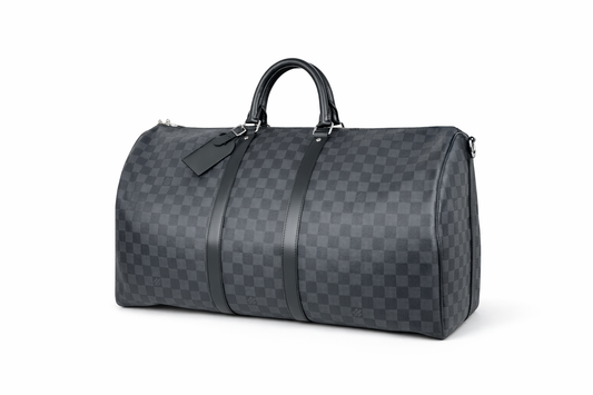 Louis Vuitton Damier Graphite Keepall Bandoulière 55 Travel Bag