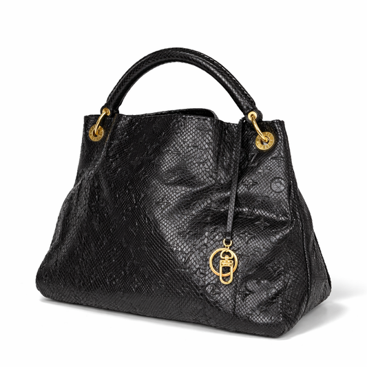 Louis Vuitton Python Monogram Artsy MM Black B-5