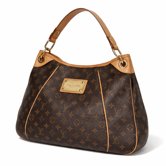 Louis Vuitton Monogram Galliera PM Hobo Bag in Brown Canvas S08
